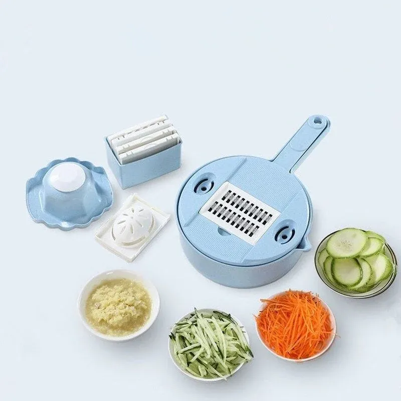 11pcs Multifunctional Stainless Steel Vegetable Slicer Kit - Image 0