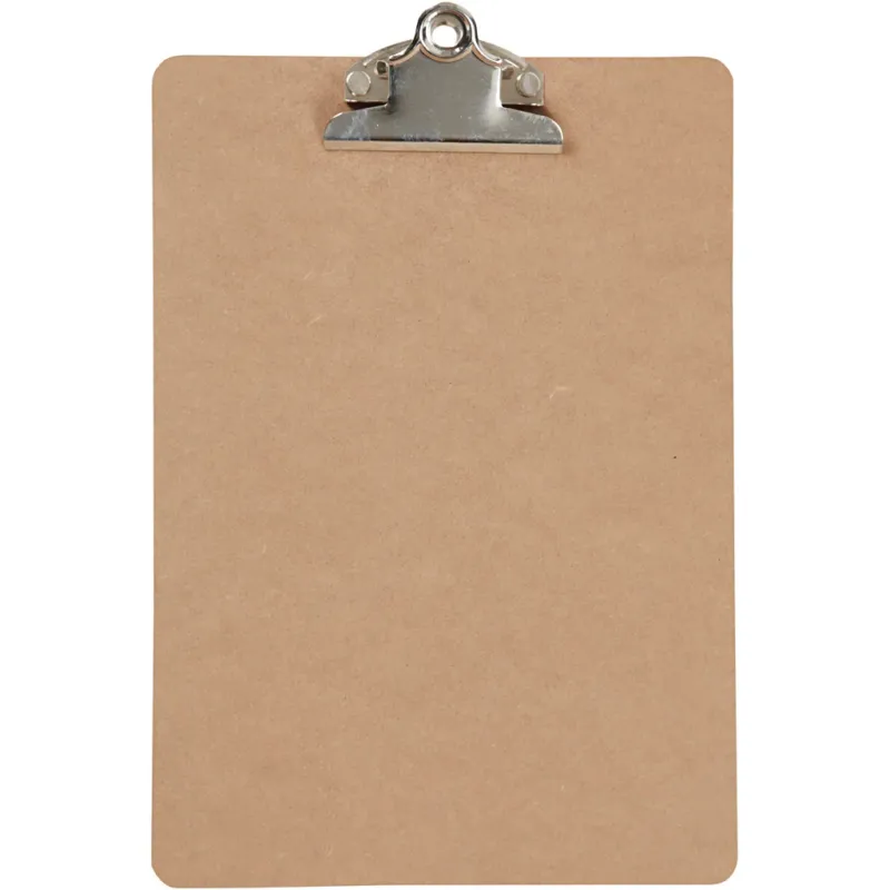 Clipboard, A5, size 19x27x0,3 cm