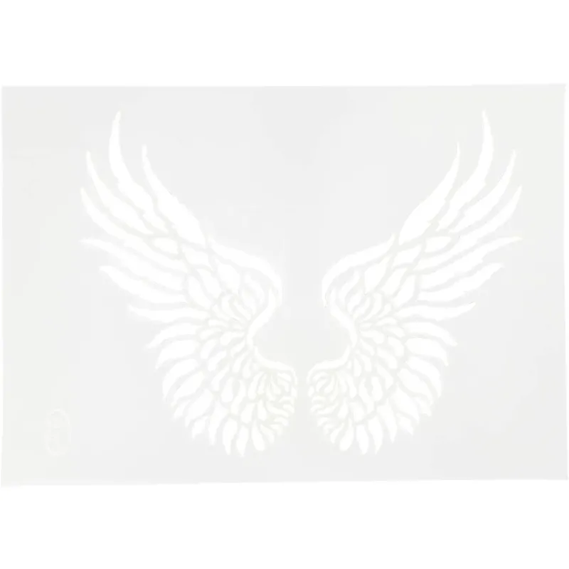 Stencil , wings, A4, sheet 210x297 mm