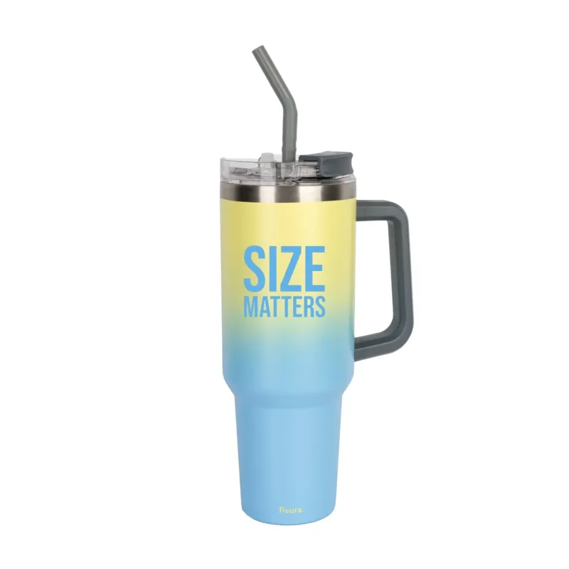 XXL-Thermosflasche "Size Matters" – Edelstahl · 1,2 l | Fisura