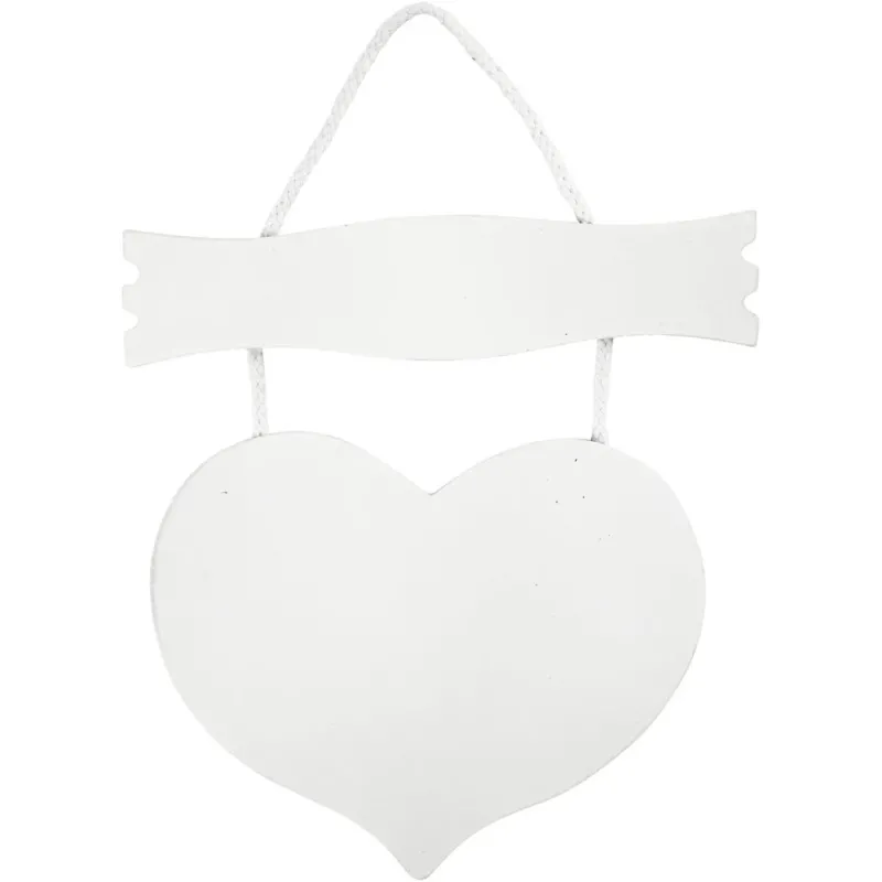 Heart and sign, size 28x19 cm, thickness 5 mm