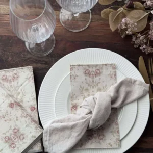 Servietten Mini Rosen - 20 Stk.
