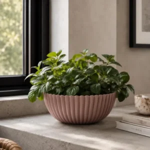 Schale im Beton-Look - Rosa 20 cm