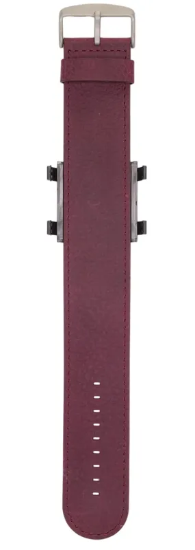 S.T.A.M.P.S. Armband Jack Leder violet 255mm extralang