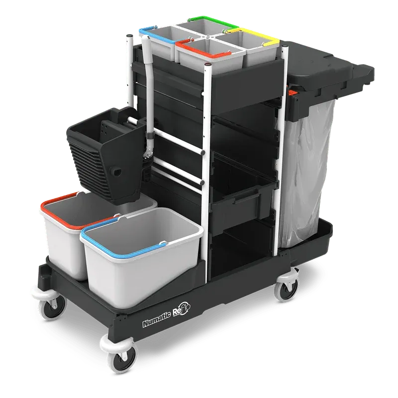 Numatic Reinigungswagen ProCar 7G Black (SM1) | Packung (1 Stück)