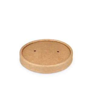 takeaware.nl Soepbekers Deksel soepbeker 240-360ml Ø90mm kraft