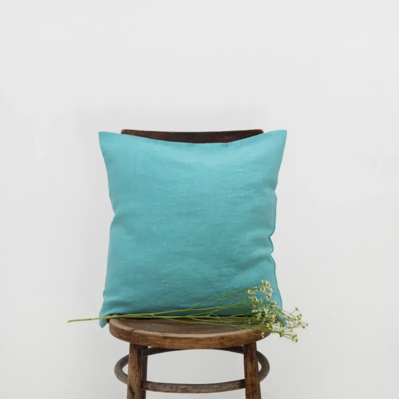 Leinen - Kissenbezug, Coastal Blue - Linen Tales
