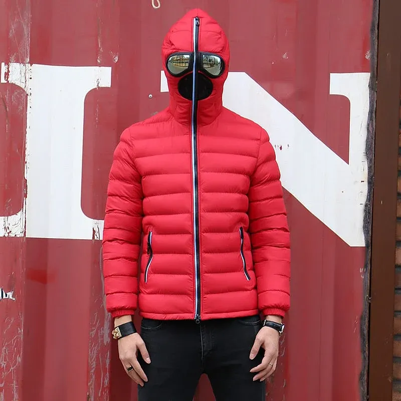 Full Face Cover Hooded Jacket with Glasses - Image 0