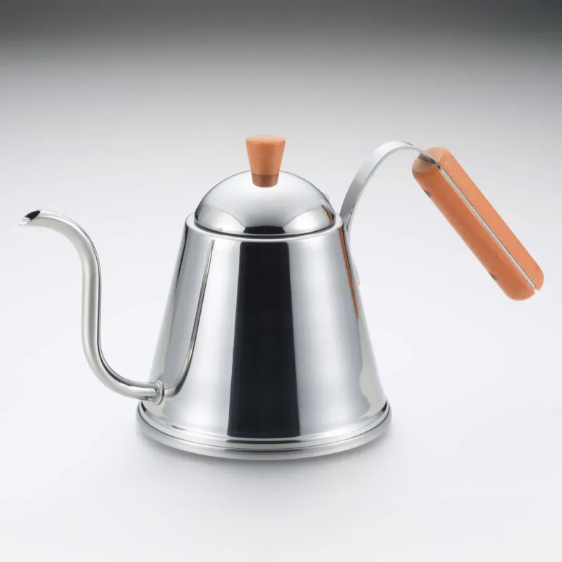 CAFÉ TIME - Japanischer Edelstahl-Wasserkessel - 1 Liter | YOSHIKAWA