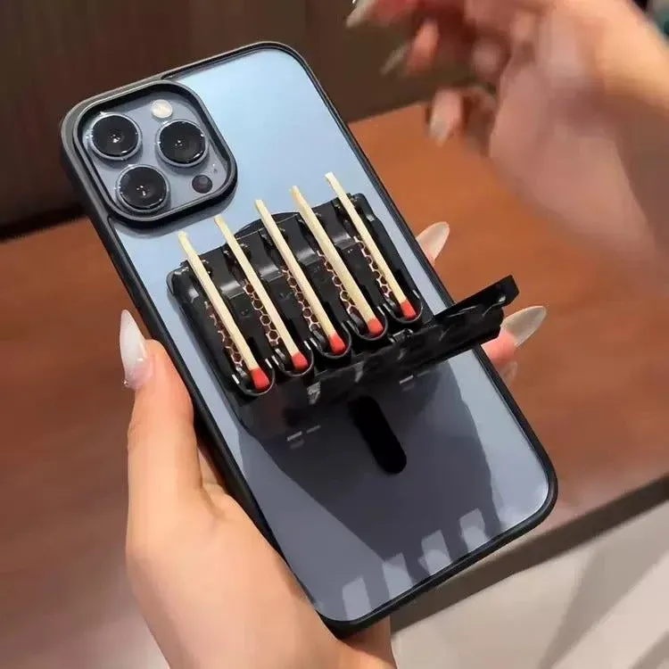 Matchstick Storage Phone Holder - Image 0