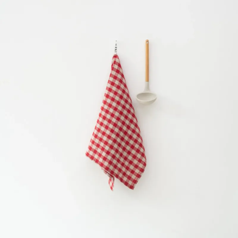 Leinen - Geschirrtuch, Red Gingham - Linen Tales