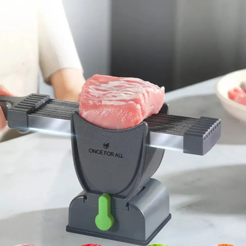 Multifunctional Stainless Steel Manual Meat Cutter Tool - Image 0