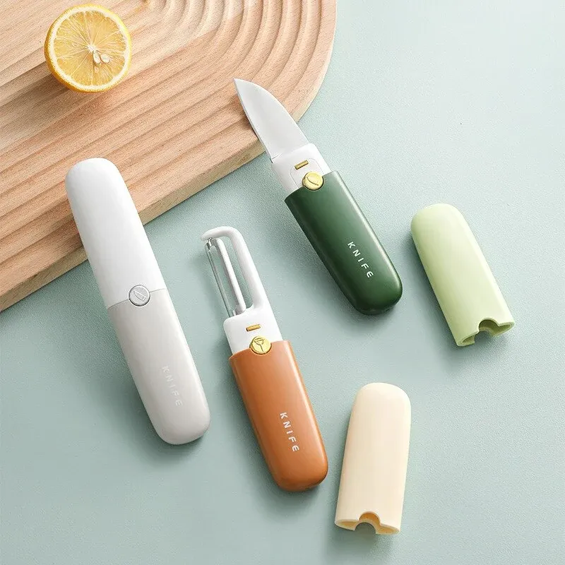 2in1 Vegetable Peeler Home Chef Mini Knife - Image 0
