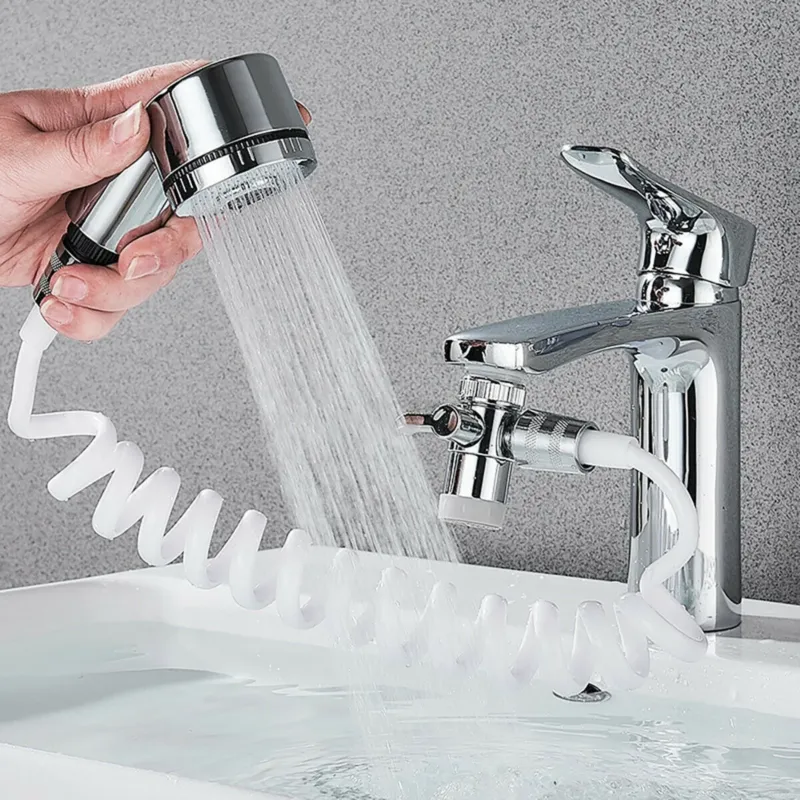All-in-One Easy Clean Adjustable Bathroom Set - Image 0