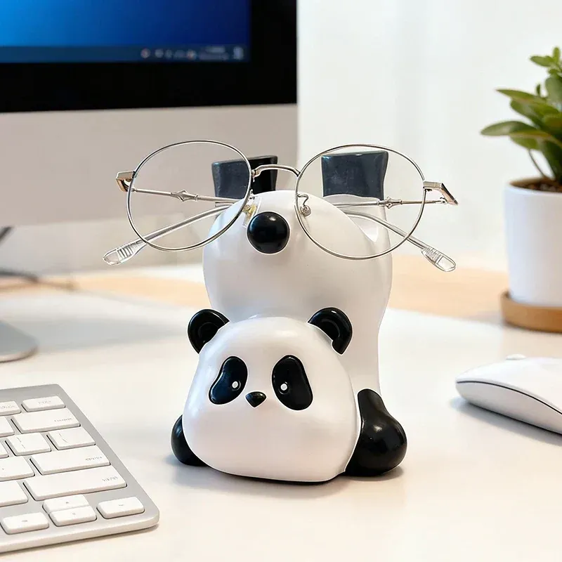 Upside Down Panda Eyeglass Holder - Image 0