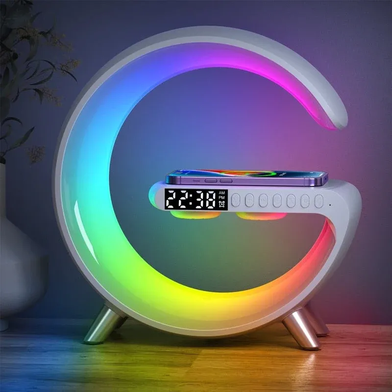 Smart Aurora Wireless Charger Bluetooth Speaker - Image 0
