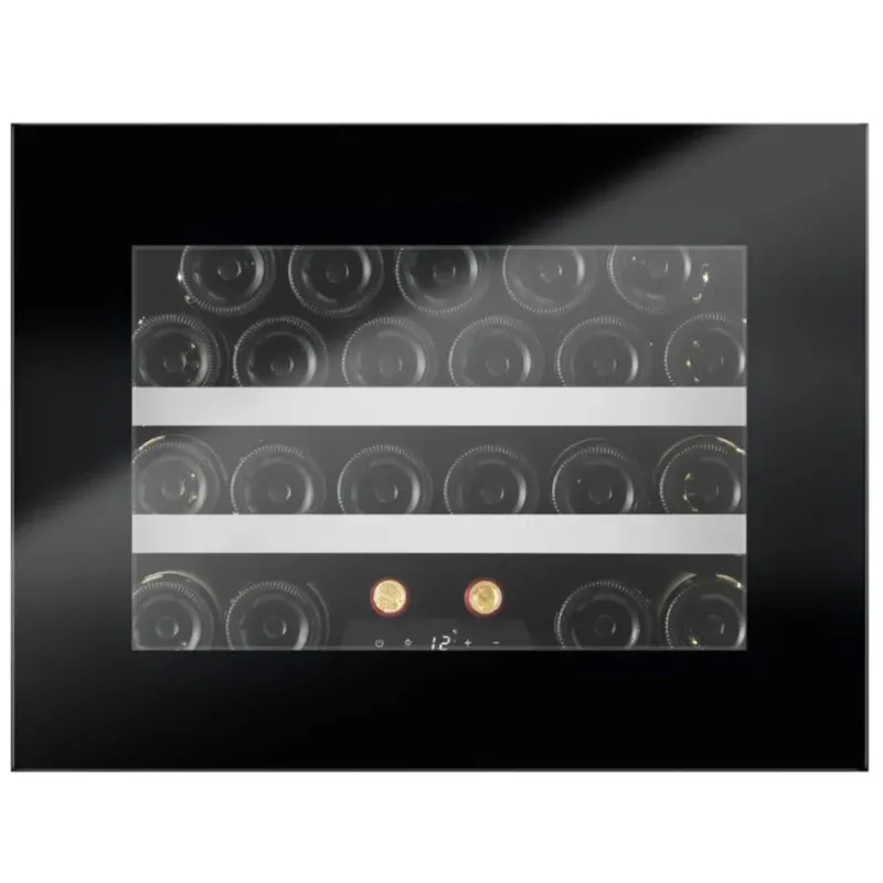 Weinkühlschrank 23 Flaschen WineKeeper 23S Fullglass Black Push/Pull