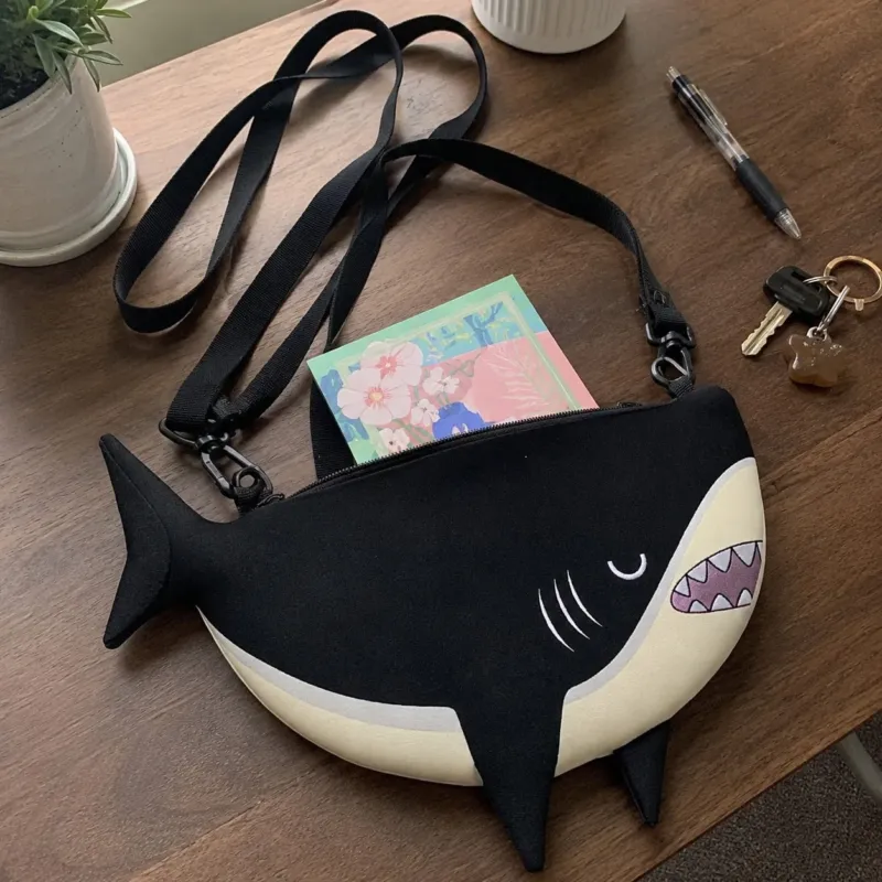 My Pet Shark Mini Shoulder Crossbody Bag - Image 0