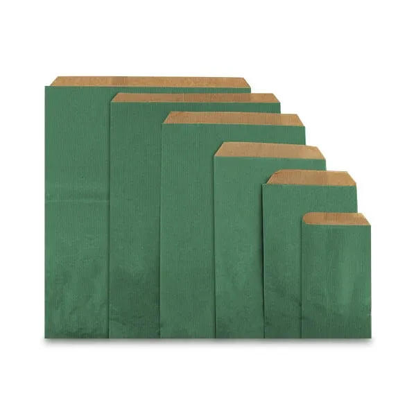 Gift bags 7x13cm Dark Green (1000 pcs)
