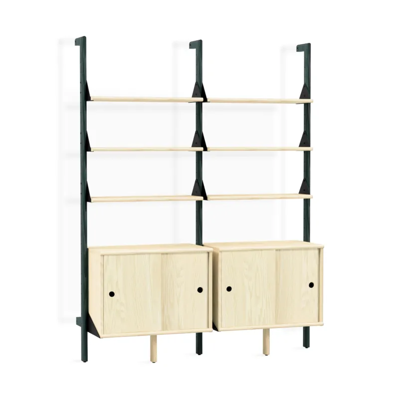 Branch-2 Bookshelf with Storage