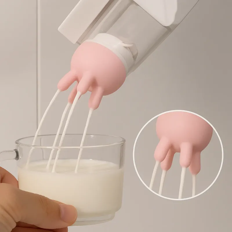 Spill Prevention Reusable Cow Milk Pourer Lids - Image 0