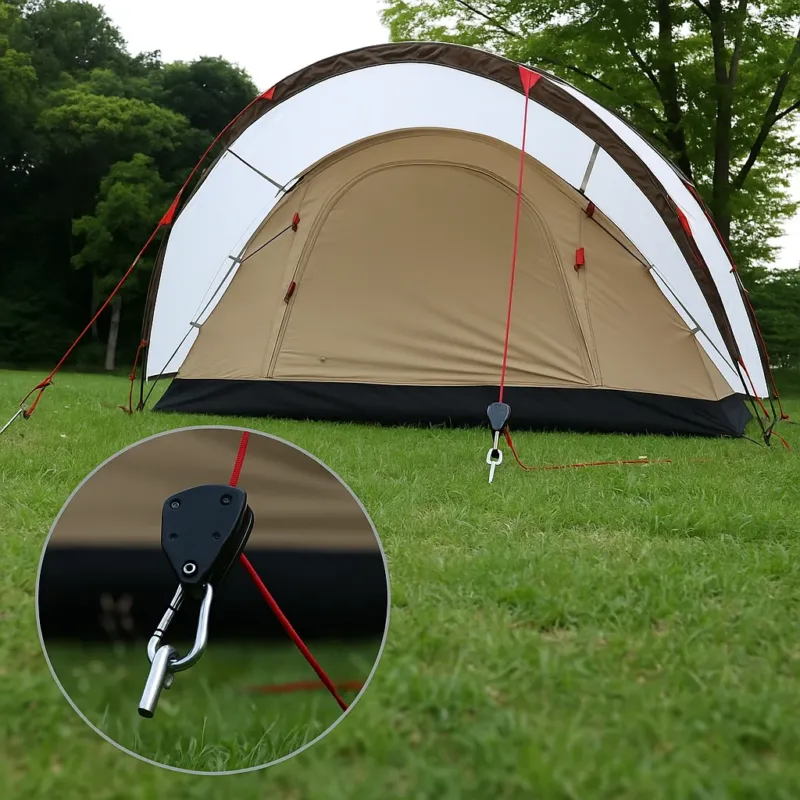 Camp Anywhere Adjustable Ratchet Tent Stabilizer Pulley Hanger - Image 0
