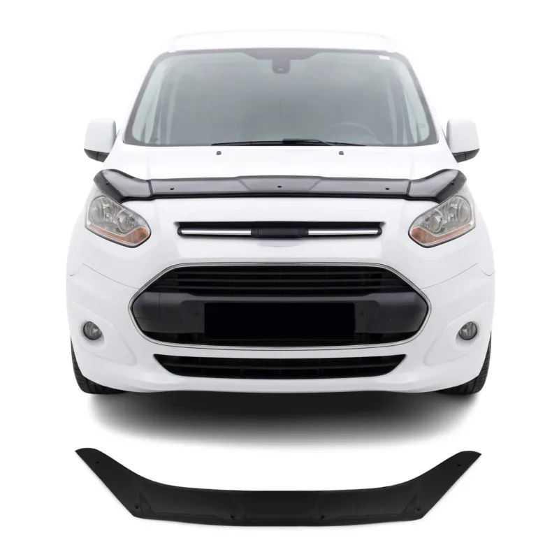 Motorhaube Deflektor Insekten Steinschlagschutz für Ford Connect 2014-19 Dunkel