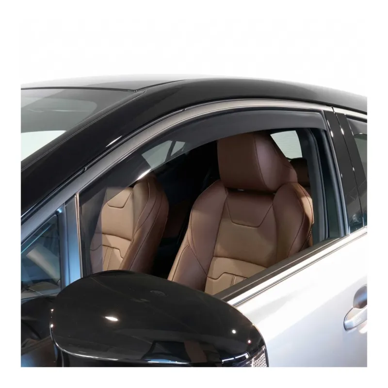 Windabweiser Regenabweiser für Toyota C-HR 2016-2023 Dunkel Acryl 2tlg