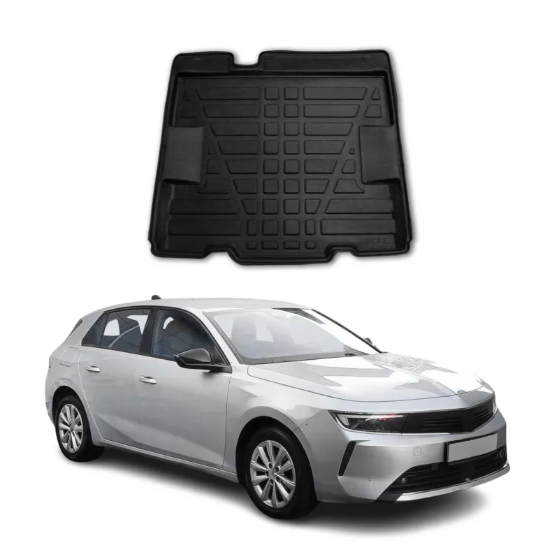 Kofferraumwanne Laderaumwanne für Opel Astra K 2019-2021 Gummi TPE Schwarz