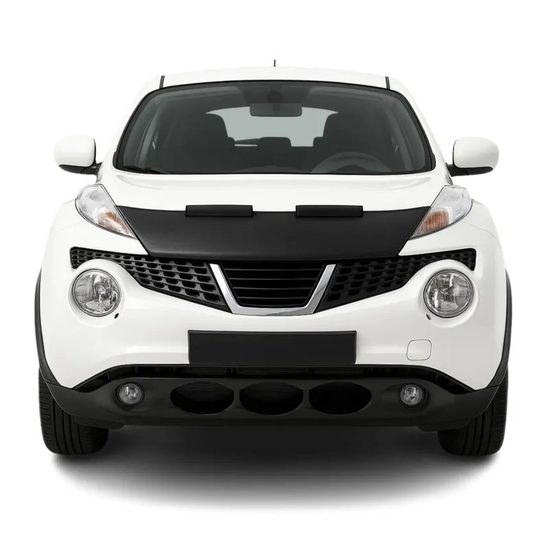 Haubenbra Steinschlagschutz Bonnet Bra für Nissan Juke 2010-2014 Schwarz Halb