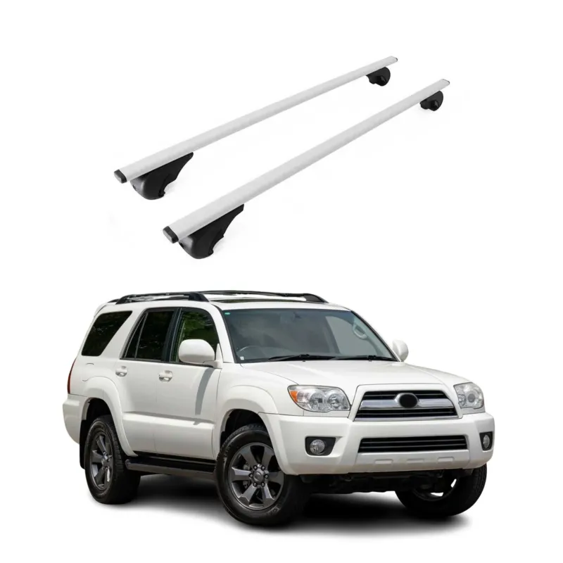 Dachträger Grundträger für Toyota 4Runner V 2009-2024 Stahl Silber 2tlg
