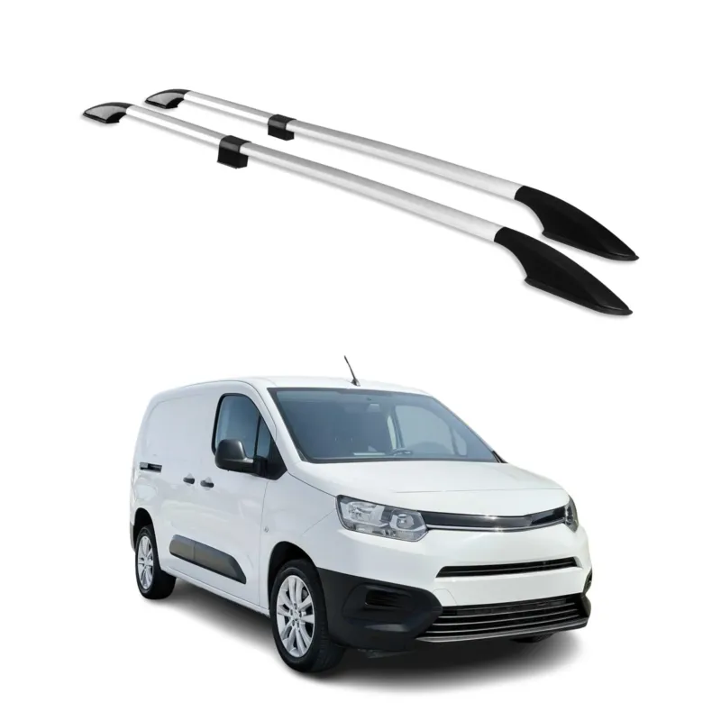 Dachreling Dachträger für Toyota Proace City Verso 2019-2026 L2 Langer Alu Grau
