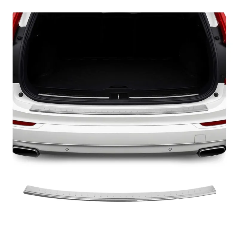 Ladekantenschutz Stoßstangenschutz für Volvo XC90 II 2015-2026 Edelstahl Chrom