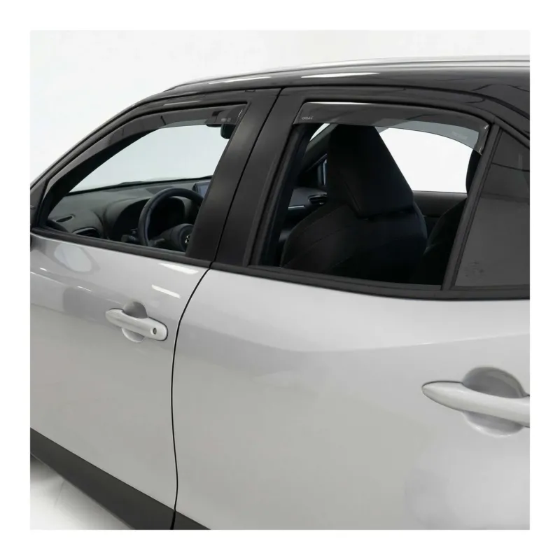 Windabweiser Regenabweiser für Toyota Yaris Cross 2021-2026 Dunkel Acryl 4tlg