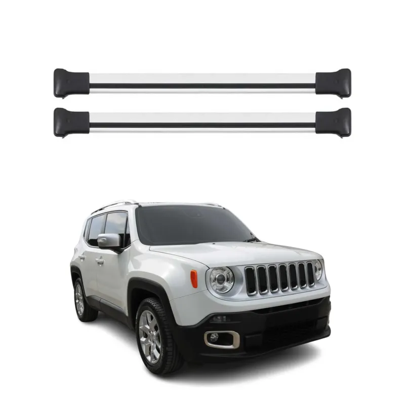 Dachträger Gepäckträger für Jeep Renegade 2015-2025 Relingträger Alu Silber