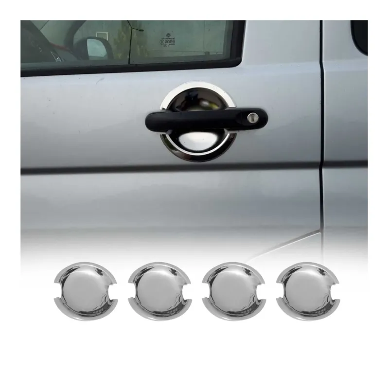 Türgriffschalen Türgriffmulden für VW Multivan T5 2003-2015 Chrom Edelstahl 4x