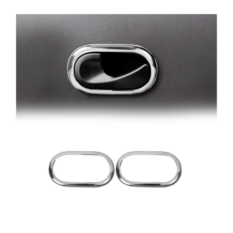 Chrom Türgriff Blende für Renault Twingo II 2007-14 Edelstahl 2tlg