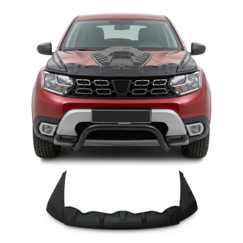 Motorhaube Deflektor Insekten Steinschlagschutz für Dacia Duster 2018-2024 3tlg