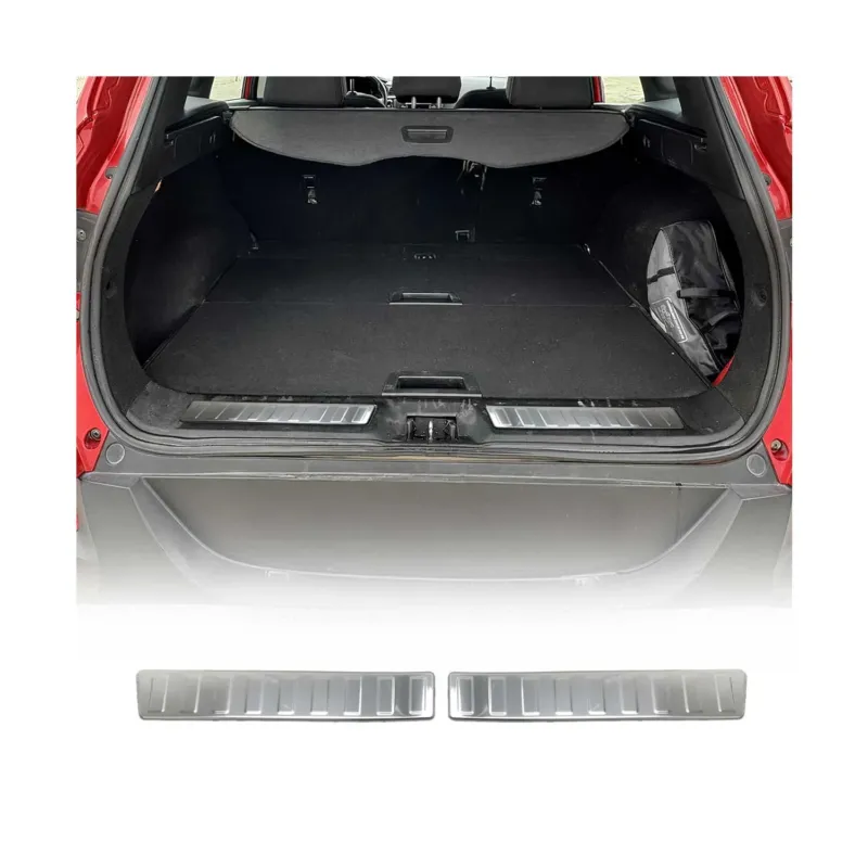 Ladekantenschutz Stoßstange für Renault Kadjar 2015-2018 Pre-FL Edelstahl Chrom