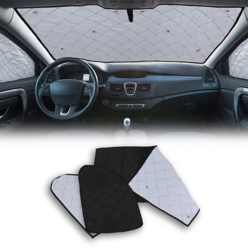 Magnetischer Auto Vorhänge Thermo Sonnenschutz für Ford Transit 2015-2026 3x