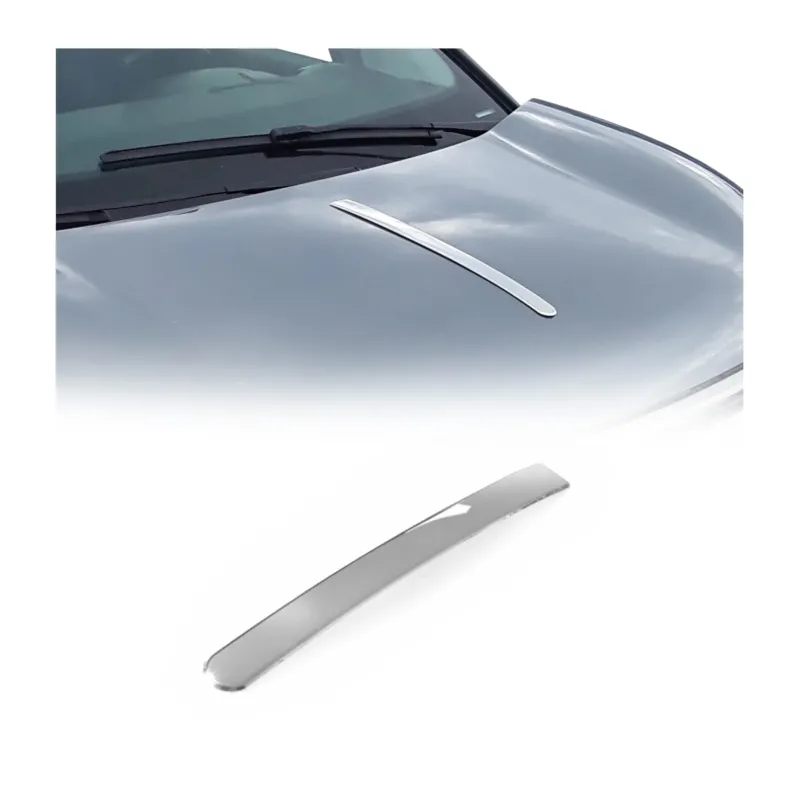 Motorhaube Chromleiste Frontleiste für Fiat 500 2007-2024 Edelstahl Chrom Chrom
