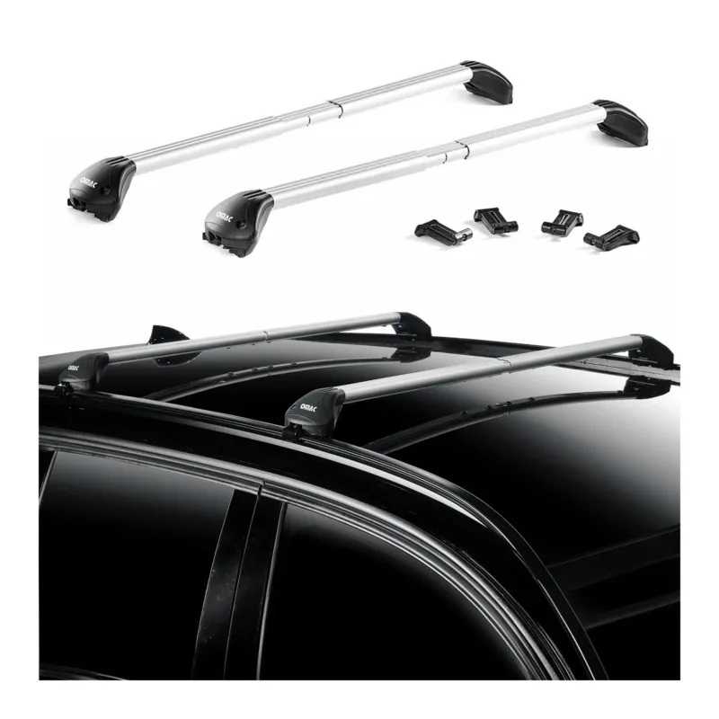Dachträger Grundtäger für VW Tiguan / Allspace 2016-2024 100kg Alu Silber 2x ABE