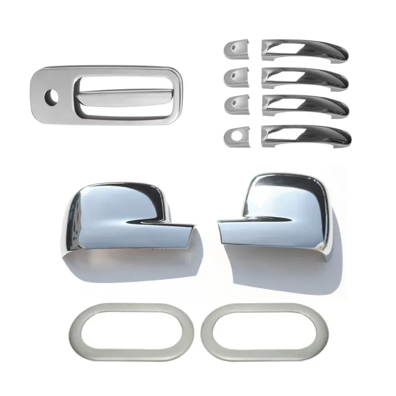 Blinkerrahmen Signalblende Satz für VW Multivan T5 2003-2009 Chrom 14x