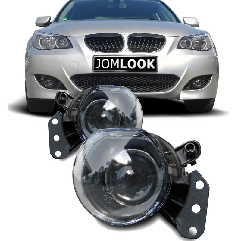 JOM Nebelscheinwerfer für BMW E60 2003-2007 Klarglas mit Projektor Linse