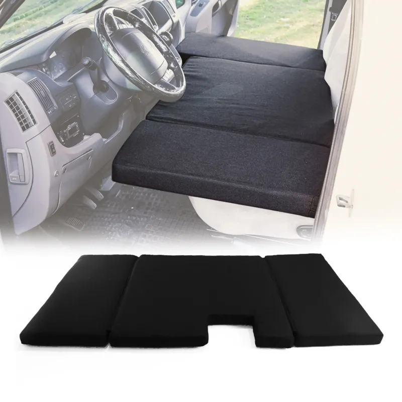 Camper Bett Fahrerhausbett Matratze für VW Crafter 2017-2026 Polyester Schwarz