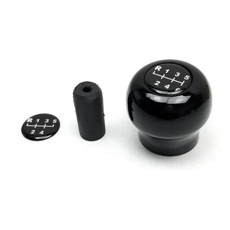 Schaltknauf Schaltknopf für VW Multivan T5 2003-2015 Edelholz Schwarz Glanz