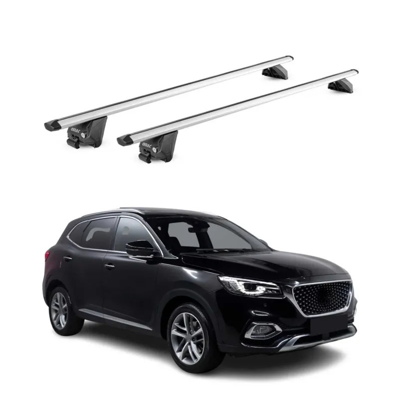 Dachträger Grundtäger für MG HS I 2018-2024 100kg Aluminium Silber 2tlg ABE