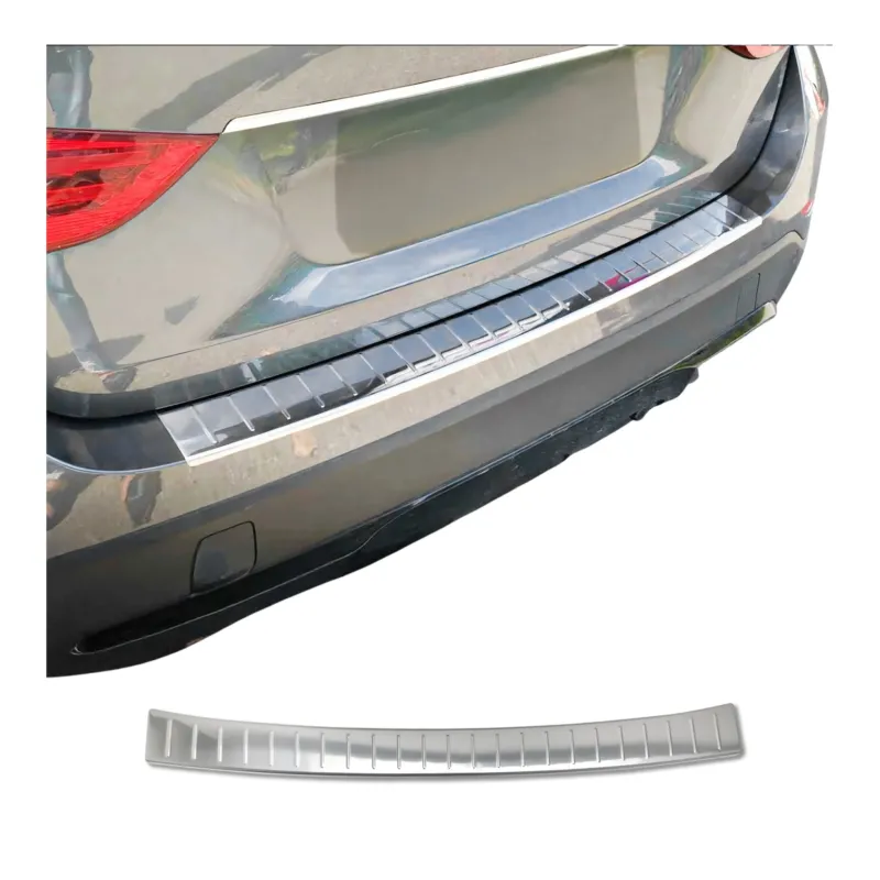 Ladekantenschutz Stoßstange für BMW X1 E84 2012-2015 Facelift Edelstahl Chrom