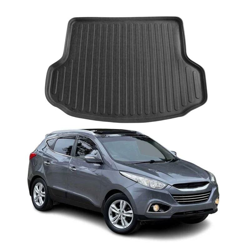 Kofferraumwanne Laderaumwanne für Hyundai ix35 2010-2015 Gummi TPE Schwarz