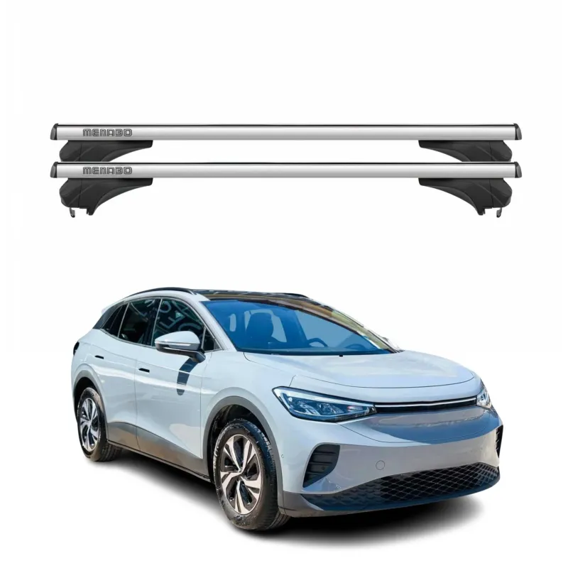 Menabo Dachträger Grundtäger für VW ID 4 2021-2026 Aluminium Silber 2 tlg